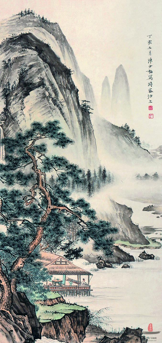 陈少梅    山水